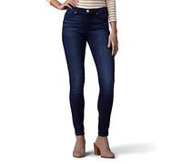 Lee Women's Slimming Fit Rebound Skinny Leg Jean, Nightingale, 16 Short