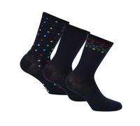 Lee Womens/Ladies Socks (Pack of 3) / 4 UK-7 UK Blue/Multicoloured GT6888