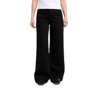 Lee Women's Stella A LINE Jeans, Clean Black, 27W / 33L