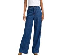 Lee Women's Stella A Line Wide Leg Jeans, Dark Eton, 30W x 29L