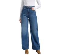 Lee Women's Stella A Line Wide Leg Jeans, Ink Pool, 26W x 33L