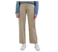 Lee Women's Straight Chinos Trousers, Beige, 25W x 33L