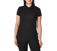 Lee Women's Stretch Pique Polo Shirt, Black, Small