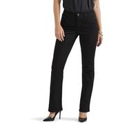 Lee Women's Flex Motion Regular Fit Bootcut Jean, Black, 10 Short