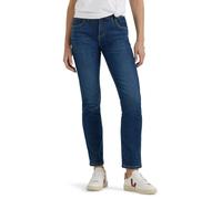 Lee Women's Ultra Lux Comfort with Flex Motion Slim Straight Jean with Ever Fit, Dark Dream, 14 Short