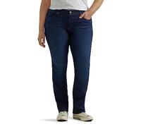 Lee Women's Ultra Lux Comfort with Flex Motion Straight Leg Jean, Main Thrill, 16 US