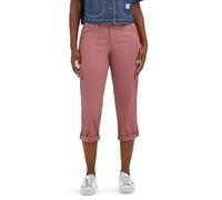 Lee Women's Ultra Lux Comfort with Flex-to-go Cargo Capri Pant Trouser, Brown (Henna), 20
