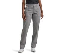 Lee Women's Ultra Lux Comfort with Flex-to-go Utility Pant, Hd Lee Gray, 20 Short