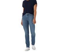 Lee Women's Ultra Lux Mid-Rise Slim Fit Straight Leg Jean, Junction, 10 Short