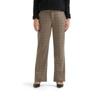Lee Women's Wrinkle Free Mid Rise Bootcut Pant, Gray Windowpane, 12 US