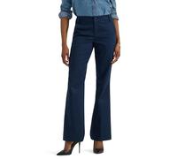 Lee Women's Wrinkle Free Mid Rise Bootcut Pant, Rivet Navy, 12 US
