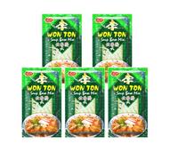 LEE Won Ton Soup Base Mix Chinese Noodle Soup Broth 45g (5 Packs, 25 Sachets)