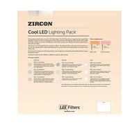 LEE Zircon Cool LED Lighting Gel Filter Pack 300mm x 300mm - Contains 9 Sheets, 1 Sheet Per Colour Totalling 9 sheets