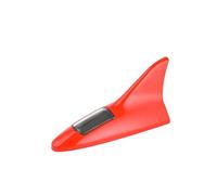 LEEAUTY 1 Pcs Solar Anti Tailgating Warning Light Antenna Blinker Light Flashing Light Shark Fin Car Antenna Solar Shark Fin Warning Light Decoration(Red)