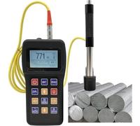 Leeb Hardness Tester, High Accuracy Portable Metal Hardness Meter for Steel, Iron, Bronze, Copper, Aluminum