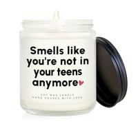 Leebbsin Funny 20th Birthday Gifts for Her Him- Handmade Birthday Candle Soy Wax Lavender- 20th Birthdays Decorations, Birthdays Gifts for Partner Sister Brother Friend Daughter, 7oz