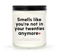 Leebbsin Funny 30th Birthday Gifts for Women Men- Handmade Birthday Candle Soy Wax Lavender- 30th Birthdays Decorations, Birthdays Gifts for Her Him Wife Husband Sister Brother Friend Daughter, 7oz