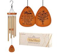 Leebbsin Gifts for Mum, Mum Wind Chimes, Valentine's Day Best Gift for Mum, Mother Birthday Gift from Daughter Son, Love Reminder Gifts for Birthday Mother's Day Christmas