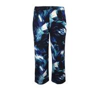 LEEBE Women's Plus Size Wide Leg Pants (Sizes S-36) (Blue Paint 2X)