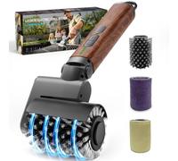 Leebein Electric Grill Brush for Outdoor, 2026 Upgraded BBQ Grill Cleaner with 3 Replaceable Brushes, 3-Speed & Angle Adjustable, 150Mins Runtime Cordless Grill Cleaning Brush for Barbecue Grates