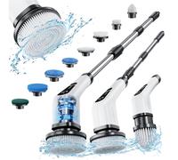 Leebein Electric Spin Scrubber Cordless Cleaning Brush with 8 Replaceable B