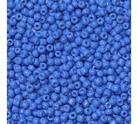 LEECOON 4mm Blue Color Seed Beads 100grams about 1300pcs Size 6/0 Small Seed Beads for Making Necklace Bracelet Earring Jewelry