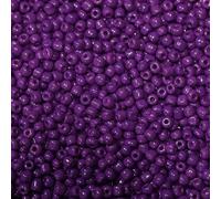 LEECOON 4mm Dark Purple Color Seed Beads 100grams about 1300pcs Size 6/0 Small Seed Beads for Making Necklace Bracelet Earring Jewelry