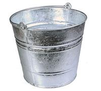 Leecroft 1046 Metal Galvanised Bucket 12Ltr