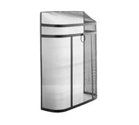Leecroft Black Heavy Duty Fire Screen 28'' One Colour (One Size)