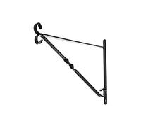 Leecroft Hanging Basket Brackets Black 15'' One Colour (One Size)