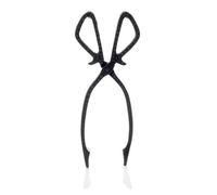 Leecroft Heavy Duty Coal Tongs Black One Colour (One Size)