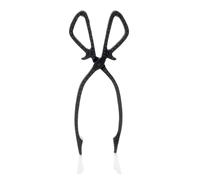 Leecroft Heavy Duty Coal Tongs Black One Colour (One Size)