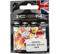 Leeda ICON Assorted Coloured Sequins - 100pk