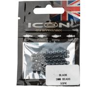 Leeda ICON Beads - 50pk Fluro Red 5mm