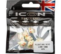 Leeda Icon Luminous Floating Beads: 8mm