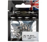 Leeda Icon Rolling Swivels: 2/0