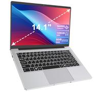 LEEDOW 14" Laptop - Celeron N4000 Dual-Core Up to 2.6GHz,6GB RAM,128GB SSD,Silent Fanless Design,Fast Dual-Band WiFi,Bluetooth 5.0,USB 3.0,Mini-HDMI - Ideal for Home,Study & Office