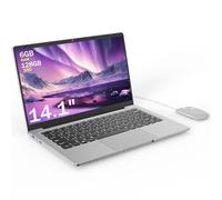 LEEDOW 14" Laptop - Dual-Core N4000, 6GB RAM, 128GB SSD -WiFi5 & BT5 Essential Productivity Companion