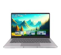 LEEDOW 14" Laptop PC 6 GB RAM,128 GB SSD, Laptop Computer Celeron N4000(Up to 2.6 GHz), HD Display,Portable Laptops for Moving Study & Travel