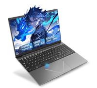 LEEDOW 15,6" FHD Laptop - Celeron N5095 16GB RAM LPDDR4 512GB SSD, Laptop PC Support Touch ID, WiFi5, Bluetooth4.2, USB3.0, Webcam, Backlit Keyboard, Lightweight Computer for Business, School, Work