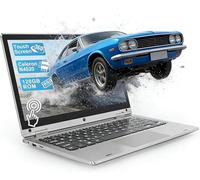 LEEDOW 360° Foldable Touchscreen Laptop 11.6'' - Celeron N4020 6GB RAM 128GB SSD, Laptop Computer Dual Band 2.4G/5G WiFi Bluetooth Mini HDMI, USB 3.0 * 2, 256GB SD Card Expandable Mini Laptop