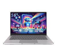 LEEDOW laptop 6GB RAM 128GB SSD,Student Laptop PC Celeron N4000 Dual Core,Supports 2.4G/5G WiFi,Bluetooth 5.0, Laptops Compputer Built in Webcam,USB 3.0 ports,Mini-HDMI.Long Battery Life.