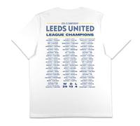 Leeds 24/25 Champions T-Shirt, White, M