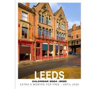 Leeds Calendar 2024 - 2025: Leeds Calendar, Jan 2024 to Jun 2026, 30 Months, 17" x 22" Opened, Thick & Sturdy Paper, Great Gift For Organizing & Planning, Major US Holidays