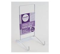 Leeds Display : ST03WL : Wire Strut Stand : White : Medium : 5.5", 14cm : Plate & Bowl Support