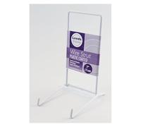 Leeds Display : ST04WL : Wire Strut Stand : White : Large : 7", 17cm : Plate & Bowl Support