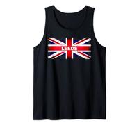 Leeds England Great Britain City British Flag Gift Souvenir Tank Top