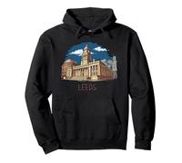 Leeds England Travel Souvenir Historic City Landmark Gift Pullover Hoodie