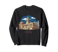 Leeds England Travel Souvenir Historic City Landmark Gift Sweatshirt