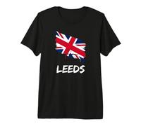 Leeds Great Britain Flag British Heritage & English Pride Premium T-Shirt
